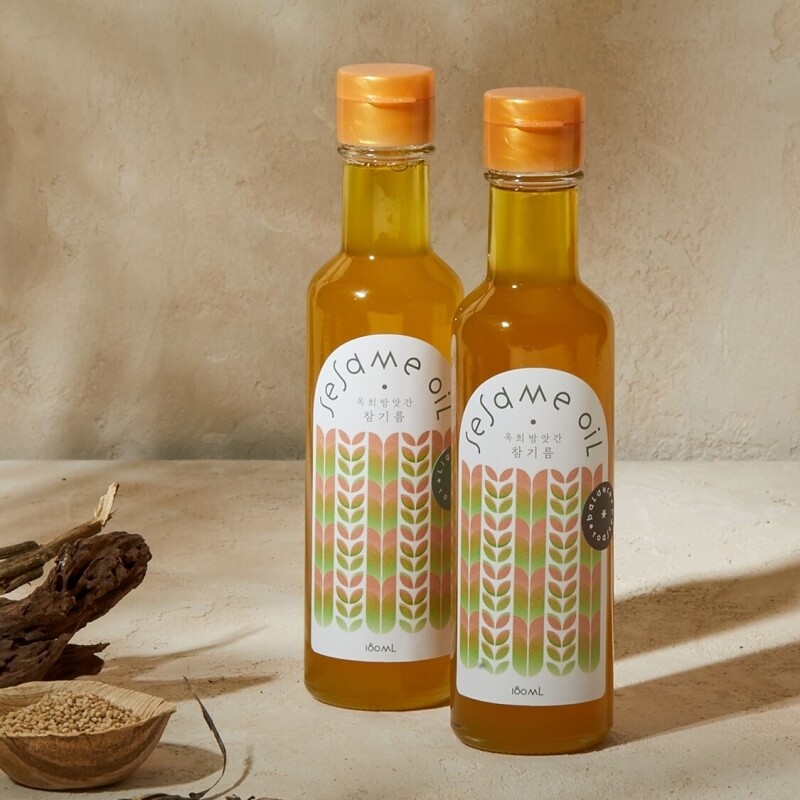 원주몰,옥희방앗간 국산 로스터리 참기름 180ml